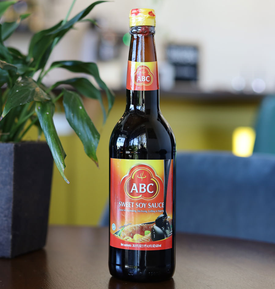 Kecap Manis (Sweet Soy Sauce), ABC Brand, 21 oz bottle - ImportFood