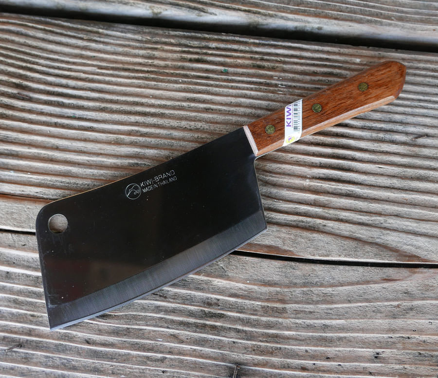 12 Thai chef knife, Kiwi, wood handle - ImportFood