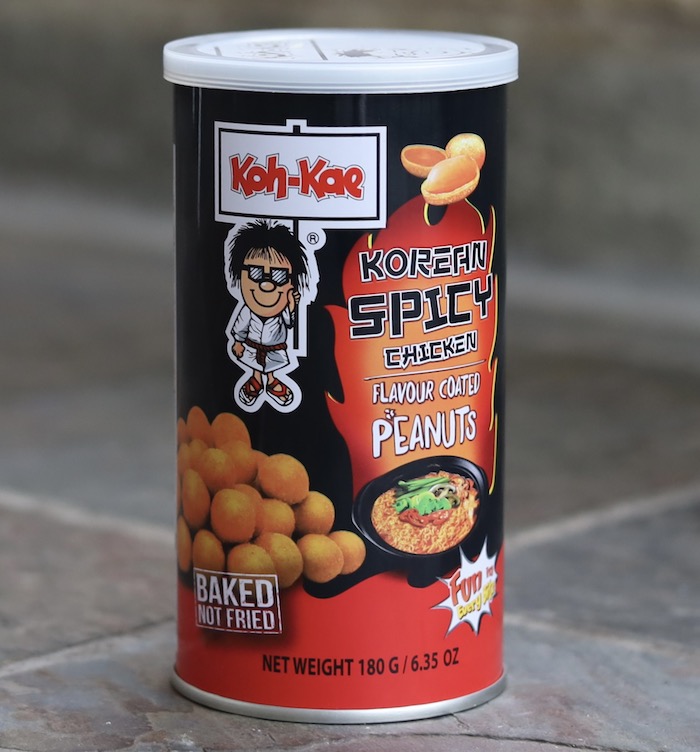 Koh-Kae Peanut Snack, Korean Spicy Chicken Flavor, 6.35 oz can