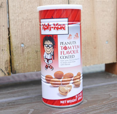 Koh-Kae Peanut Snack, Tom Yum Flavor, 8.11 oz can