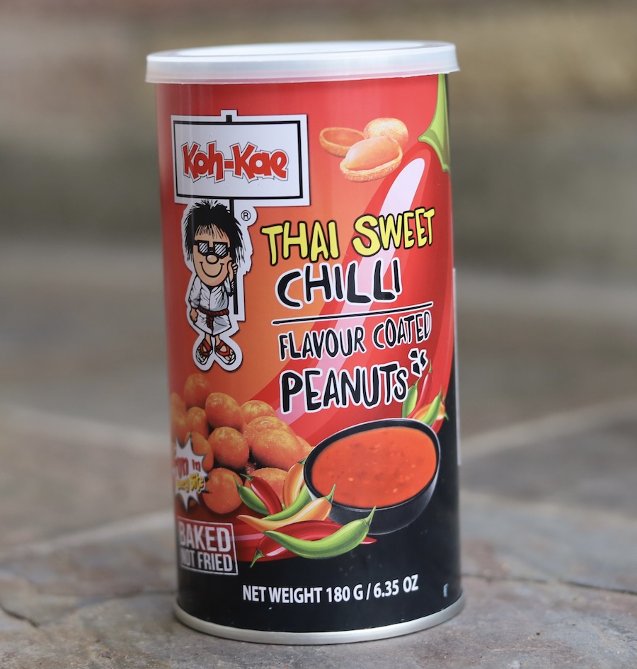 Koh-Kae Peanut Snack, Thai Sweet Chilli Flavor, 6.35 oz can