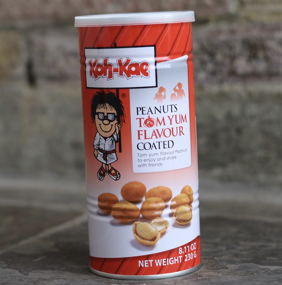 Koh-Kae Peanut Snack, Tom Yum Flavor, 8.11 oz can