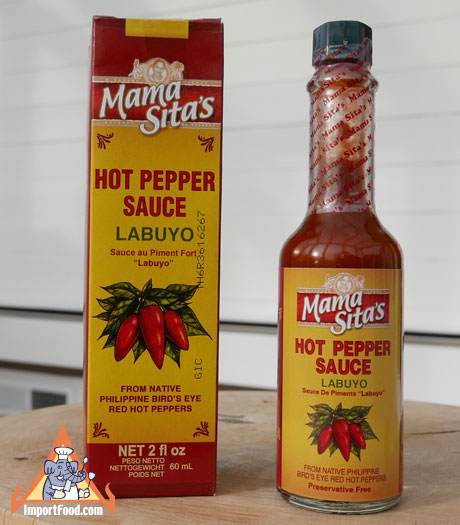 Mama Sitas Hot Pepper Sauce Labuyo Importfood 