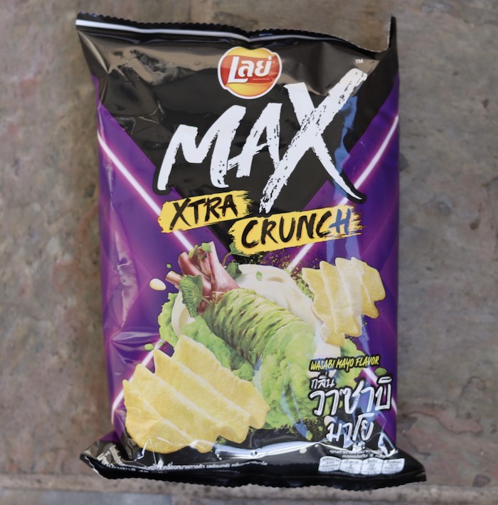 Thai Lays Potato Chips, Max Wasabi Mayo, 48 gm