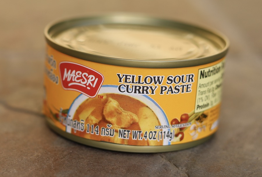 Yellow Sour Curry Paste, Maesri