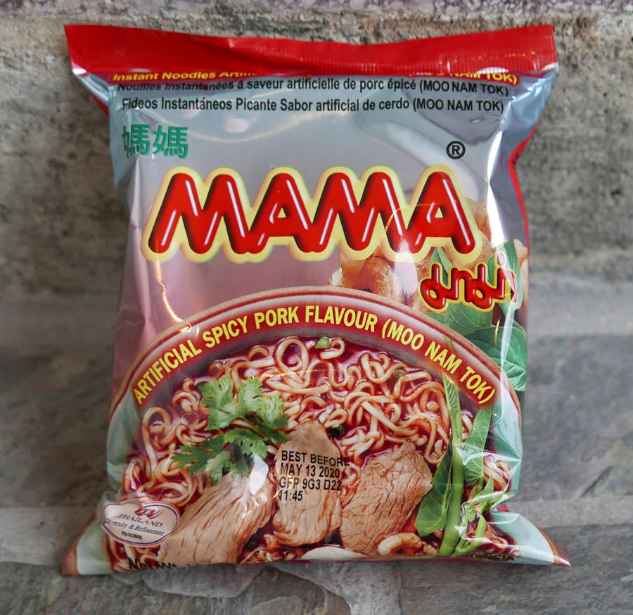 Mama brand, instant namtok noodles :: ImportFood