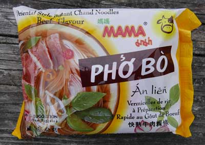 Mama brand, instant chan pho soup