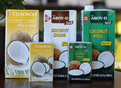 Thai Coconut Milk and Cream, All Natural