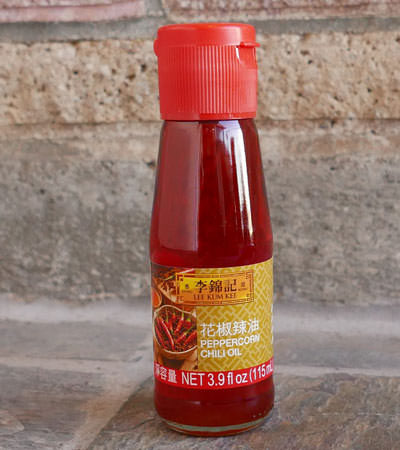Peppercorn Chili Oil, Lee Kum Kee, 5 oz bottle