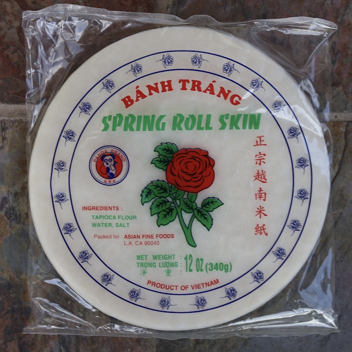 Thai Spring Roll Wrappers, 22 cm