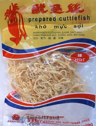 Prepared Cuttlefish Snack