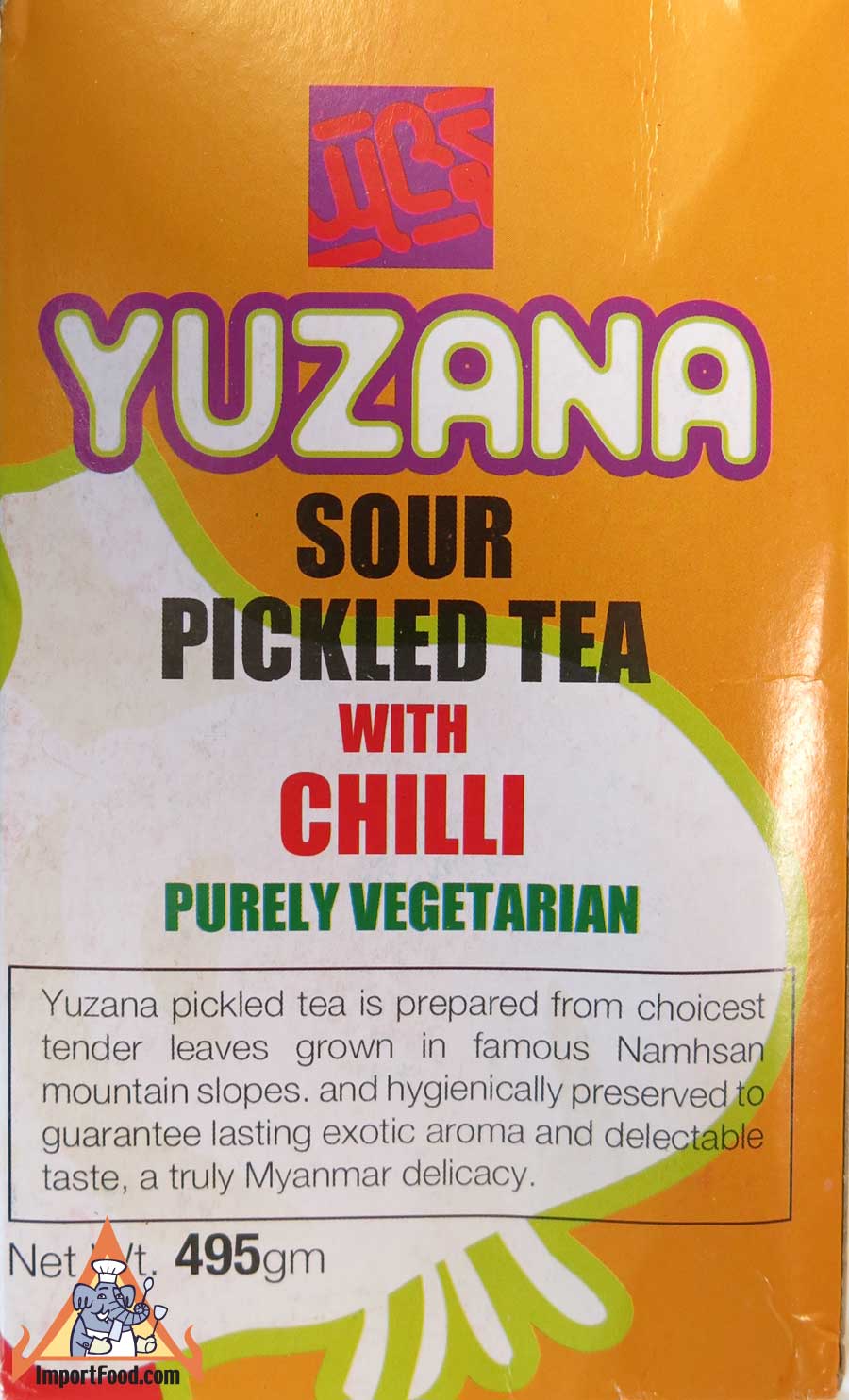 Burmese Pickled Tea Leaves, Yuzana