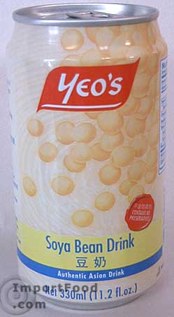 Yeo's Soyabean Drink, 11 oz can