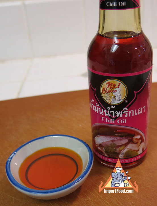 Thai Red Chili Oil, 5.5 oz bottle