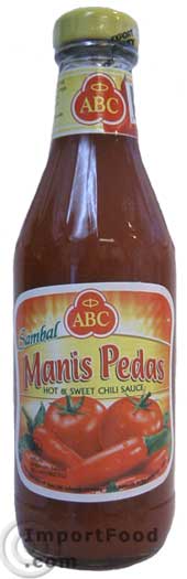 Manis Pedas (Hot and Sweet) Sambal Sauce, ABC Brand, 11.5 oz