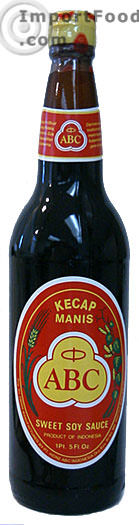 Kecap Manis (Sweet Soy Sauce), ABC Brand, 21 oz bottle