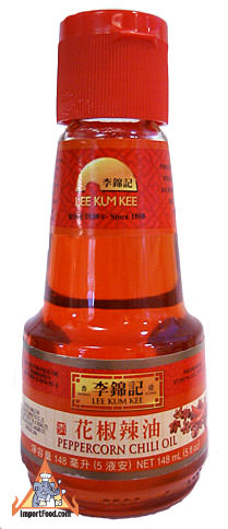 Peppercorn Chili Oil, Lee Kum Kee, 5 oz bottle