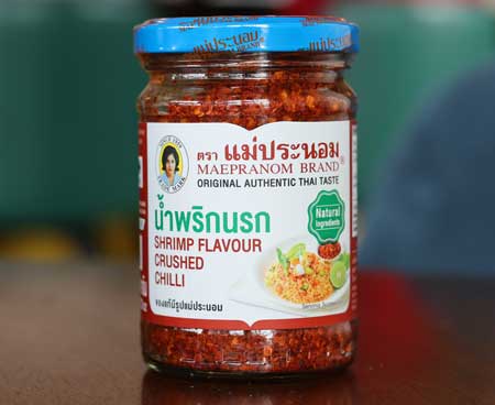 Shrimp Flavor Crushed Thai Chilli, Mae Pranom