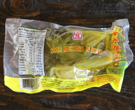 Pickled mustard green, 10.5 oz