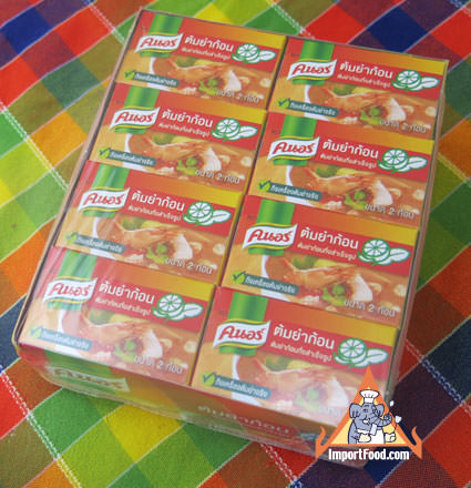 Tom Yum broth, 24 boxes (2 cubes per box)