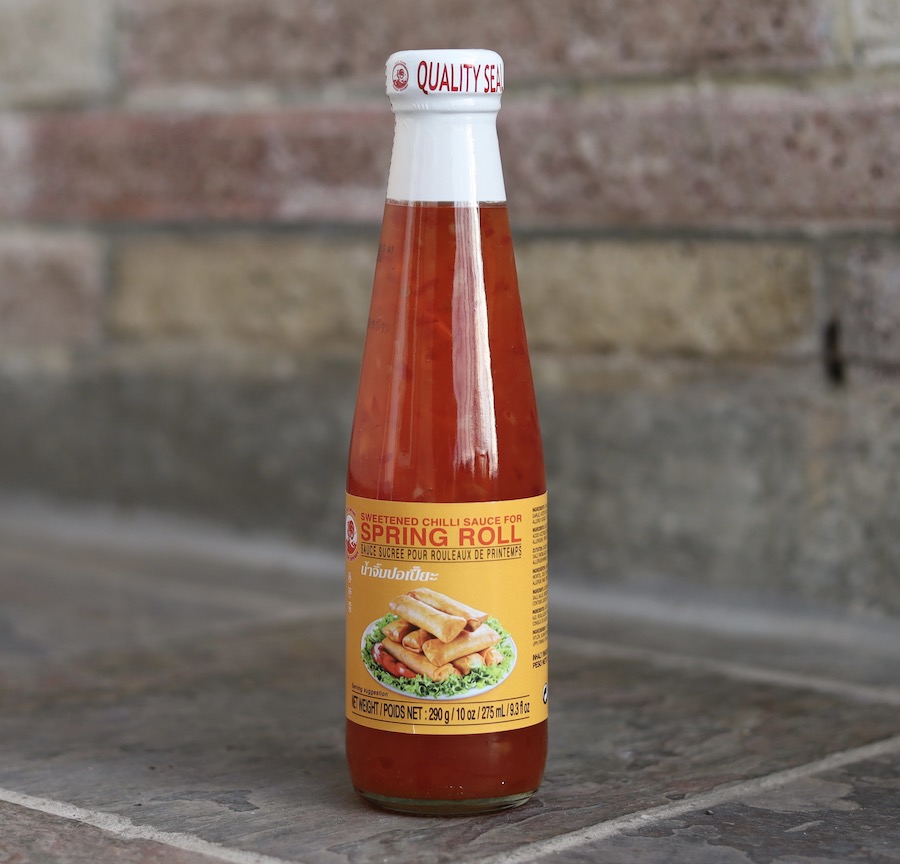 Thai Sweet Chilli Sauce for Spring Rolls, Cock Brand 10 oz