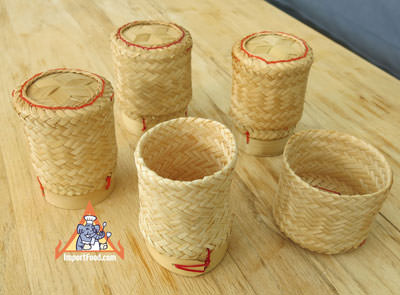 Sticky rice serving basket, 4 in