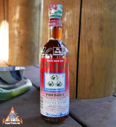 Three Crabs Fish Sauce, 24 oz bottle