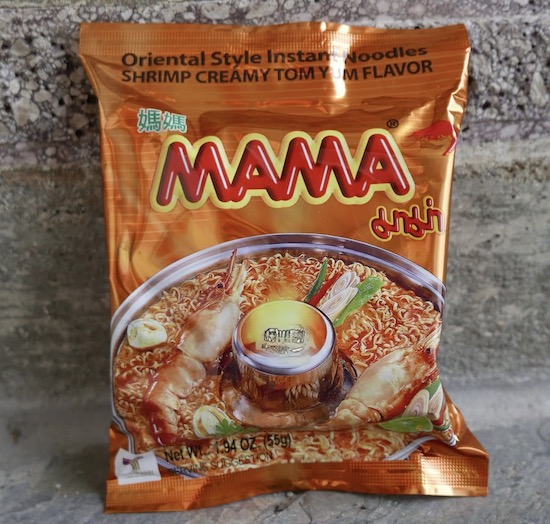 Mama brand, Tom Yum Creamy Shrimp